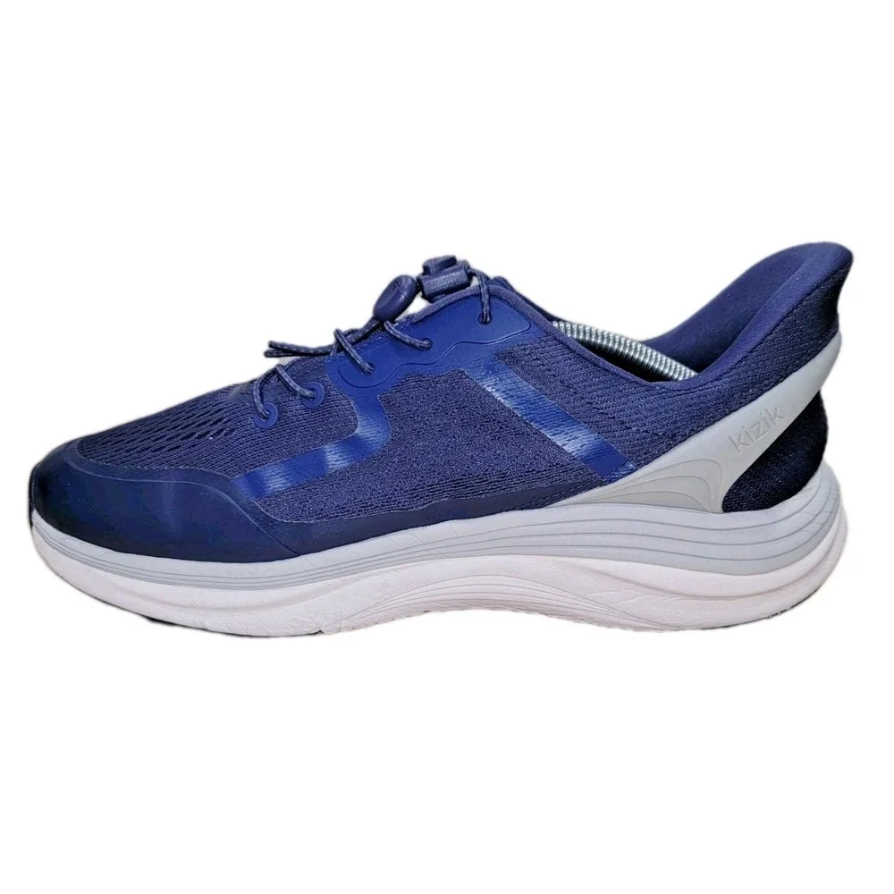 Kizik London Hands Free Slip-On Shoes Men's Size 11 2E Wide Blue Walking Sneaker